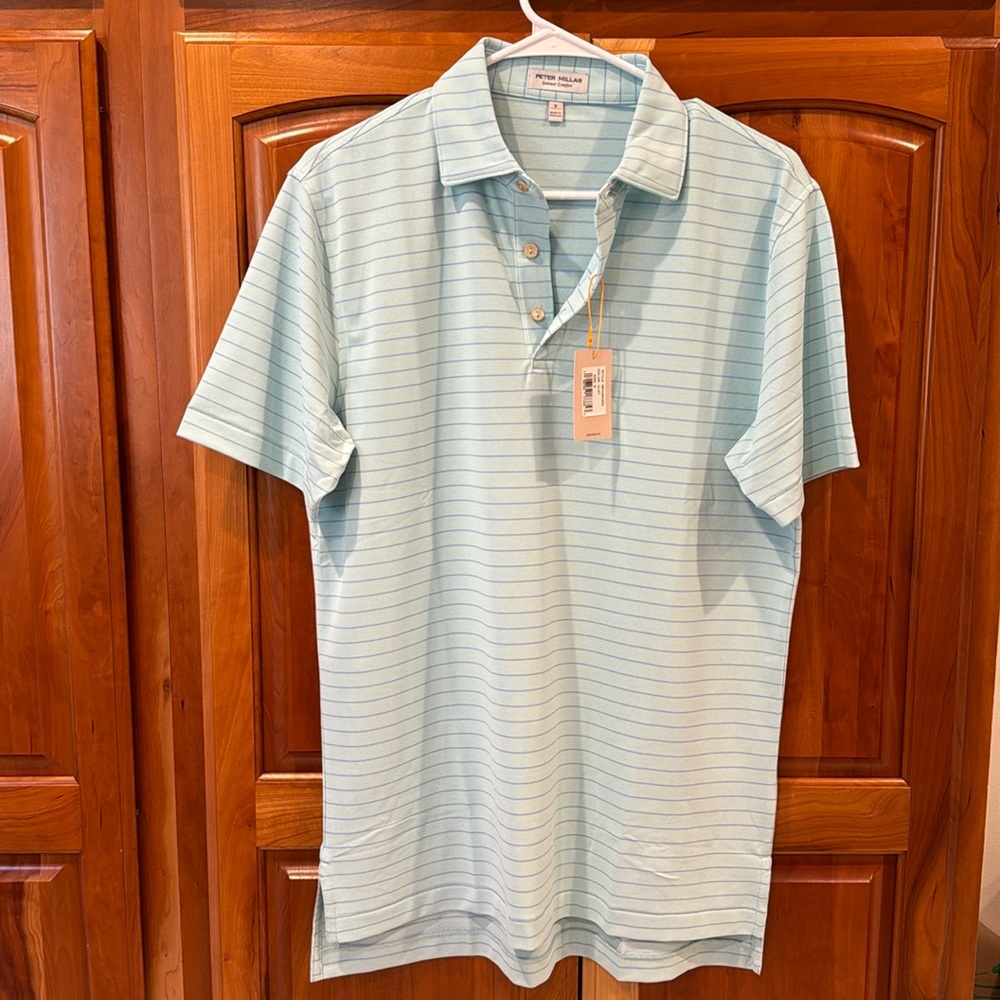 Brand New Peter Millar Summer Comfort polo. Men Small, great colors